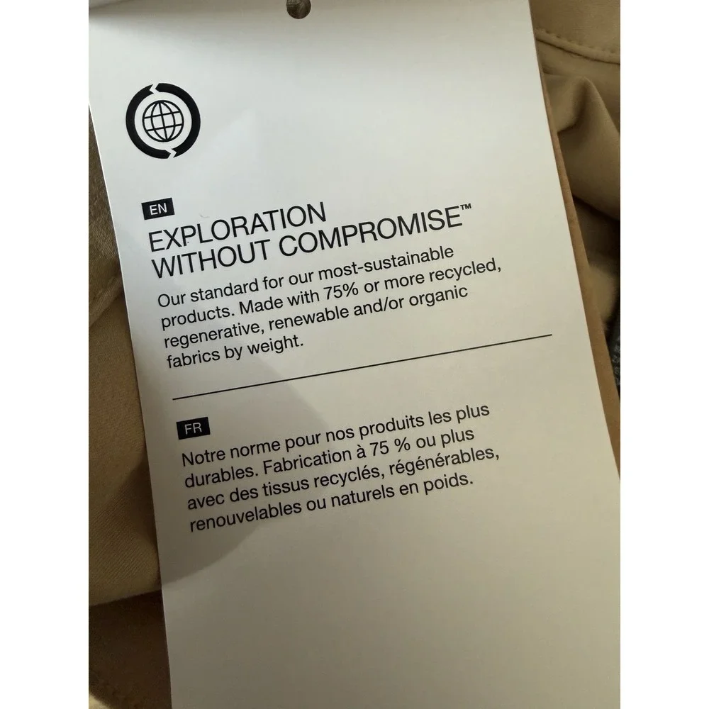 The North Face Paramount Convertible‎ Pants Mens 38x34 Tan Zip Off Hiking NWT
